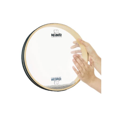 Nino Percussion Sea Drum Instrument, Medium Hand drum for Children from 5 Years, Diameter 10 inch (ca. 25 cm), Siam Oak - Image 3