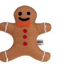 MICHI MICHI-sc88 Gingerbread Man Dog Toy