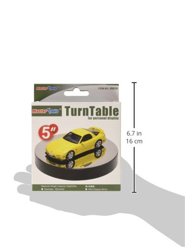 Trumpeter Turntable Display -125mm Diameter, Clear, Small - Image 2