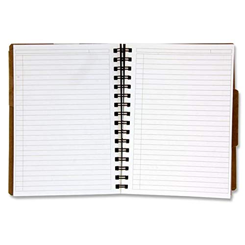 Nu Notebooks - Kraft Range - Manilla Wire Bound A5 Project Book - Stationery Notebooks - Professional Notepad - 160 Pages - Image 2