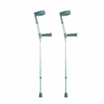 NRS Healthcare Double Adjustable Crutches with PVC Handle - Extra Long - Pair