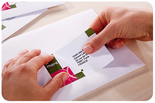 Avery - Pack of 840 Self-Adhesive Address Labels, Customizable and Printable, Format 63, 5 x 38, 1 mm, Inkjet Printing, (J8160-40) - Image 3