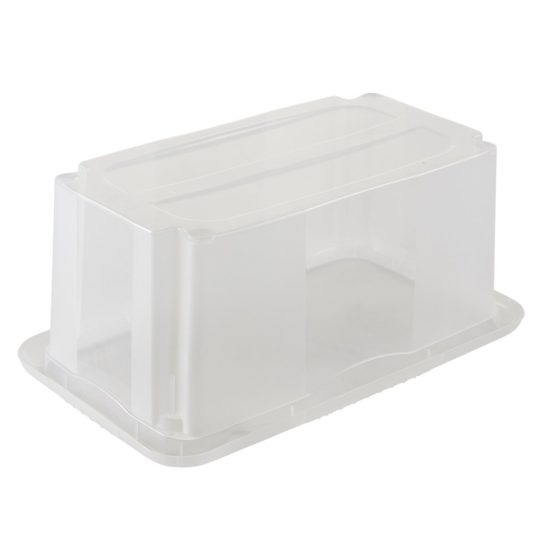 keeeper Storage Box with Turn Around Stacking system, 35x20.5x15 cm, 7 Litre, Emil, Transparent - Image 3