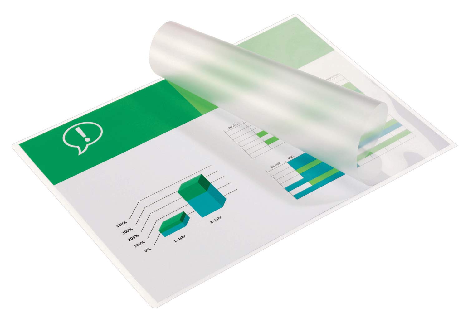 GBC A3 2x250 Micron Gloss Laminating Pouches, Pack of 50, 3740450, Pack 50 - Image 3