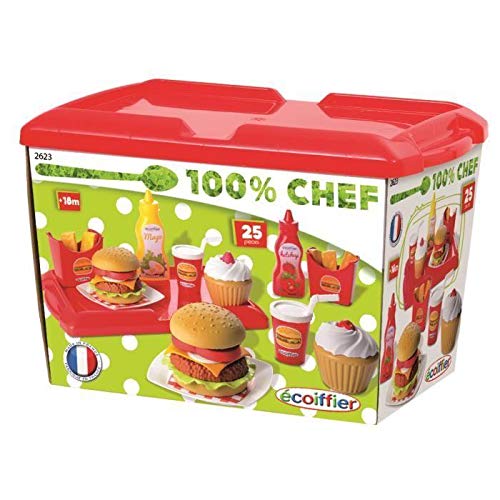 ECOIFFIER CHEF Set Hamburger, Multicoloured, Small - Image 3