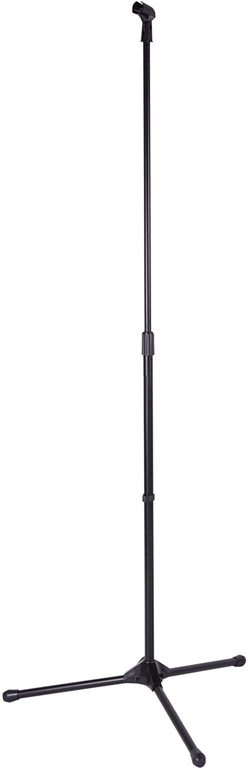 Kinsman Straight Tripod Microphone Stand - Black