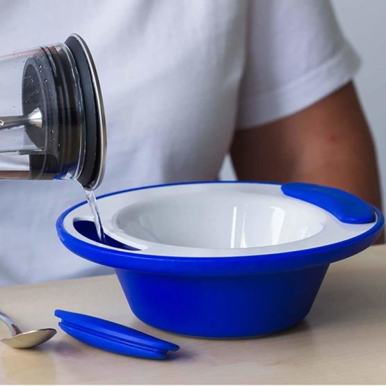 Ornamin Keep Warm Plate Ø 25 cm and Keep Warm Bowl 200 ml green