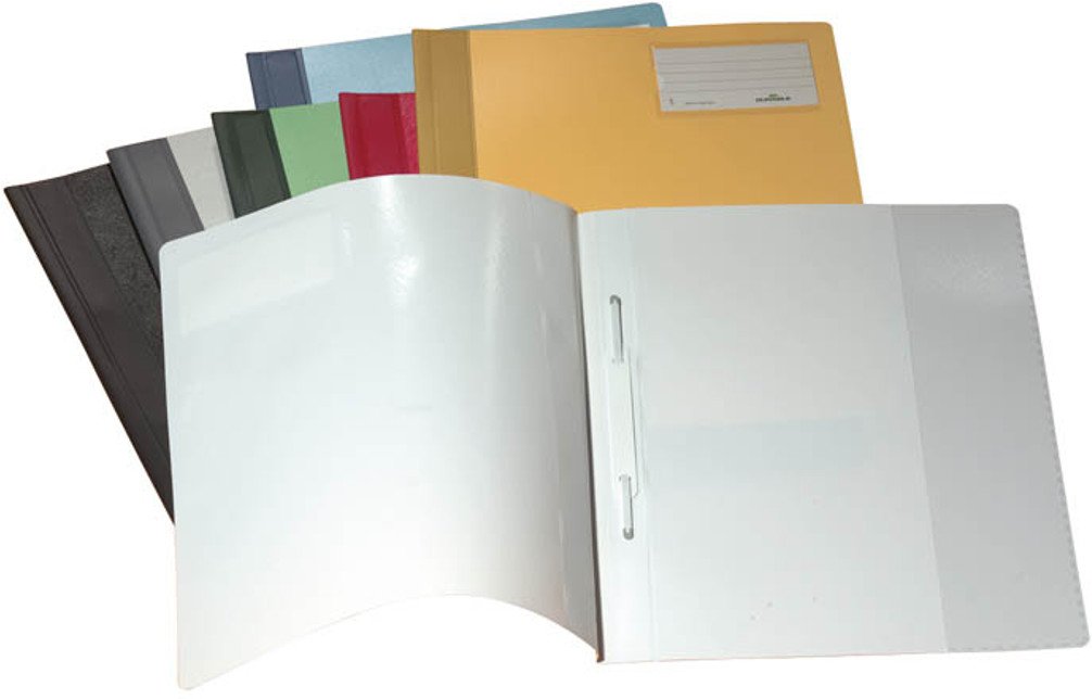 Durable 250007 Slip Folder, A4 Extra Wide (Pack of 25) - Blue - Image 2