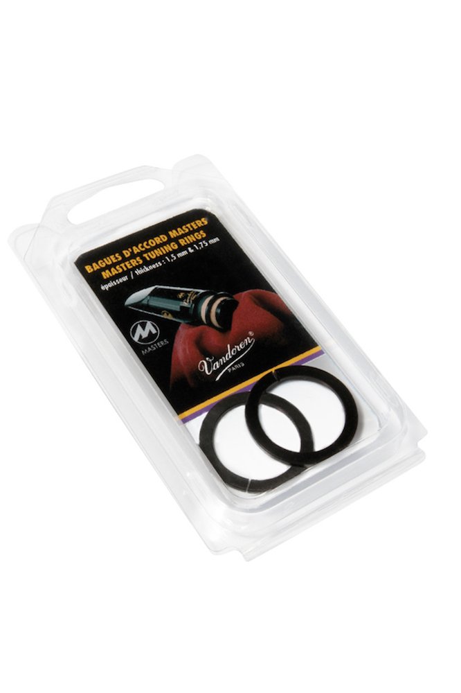 Vandoren VTR100 Tuning Rings Masters Mouthpiece for Bb Clarinet, Black