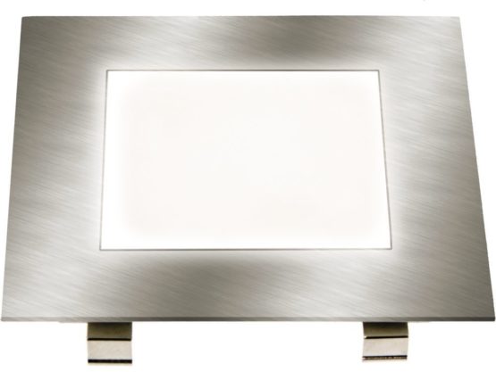 Heitronic 27635 Recessed Outdoor Wall Light, Aluminium, Integrated, 10.7 x 10.7 cm, Silver - Image 2