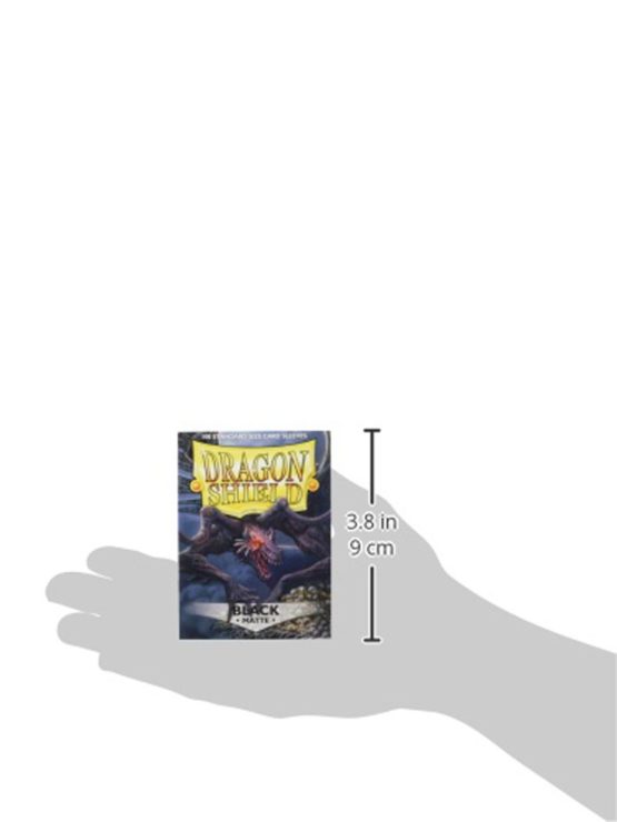 Dragon Shield 11002 Matte Standard Size Sleeves 100pk-Black - Image 4