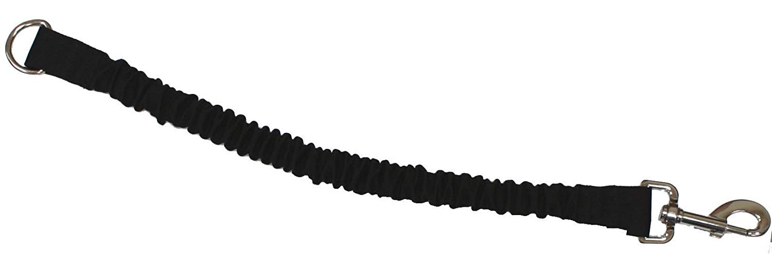 Croci Anti Shock Hiking Leash, 33 cm x 2 cm, Black