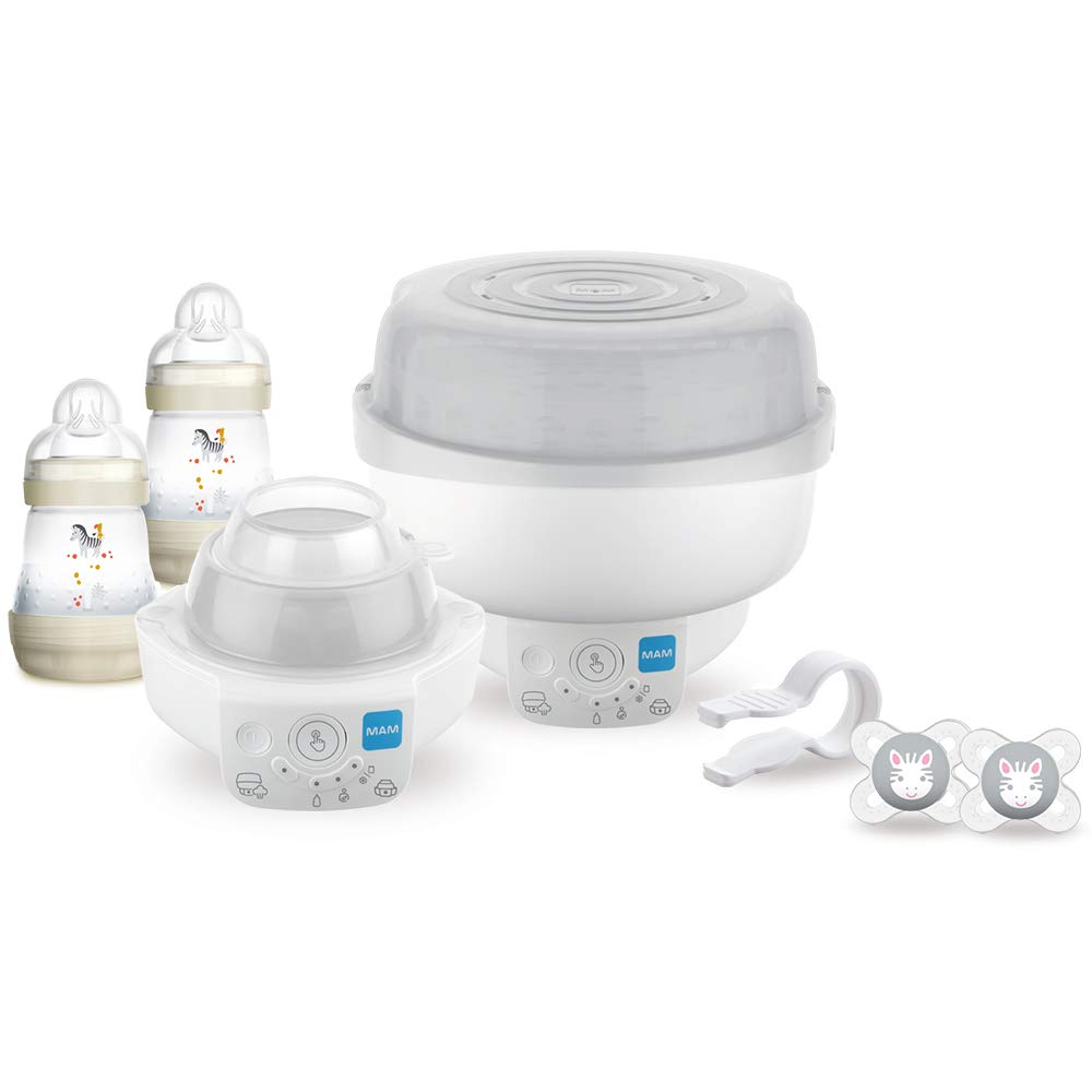 MAM Electric Steriliser & Express Bottle Warmer, Grey