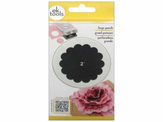 EK Success EKSuccess-2 Inch Scallop Circle Large Punch, Metal, Grey - Image 2
