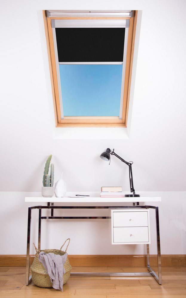 Bloc Skylight Blind for Velux Roof Windows Blockout Black, 102, 39W x 56H cm - Image 3