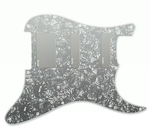 EMG SL20 Steve Lukather Prewired Guitar Pickguard Set, Black, 12.5 inches - Image 4