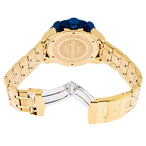 Invicta Aviator 19173 Men's Watch - Waterproof - Analogue - Quartz Movement - stainless steel with blue dial - 48mm - Image 3