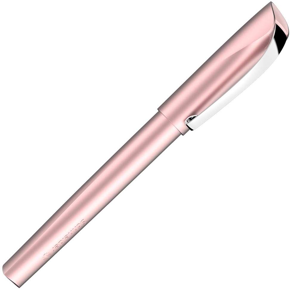 Schneider Ceod Shiny Fountain Pen (Right- and Left-Handed, M Nib, incl. Ink cartridge royal blue) powder pink - Image 2