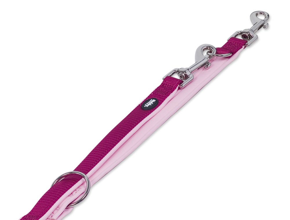 Nobby Classic Preno Traning Leash, 200 cm/15-20 mm, Raspberry/Pink