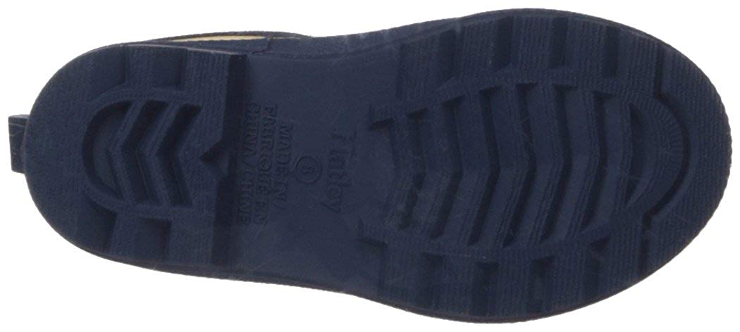 Hatley Kids Classic Wellington Rain Boots, Yellow (Yellow & Navy), 10 UK, (28 EU), Yellow Navy, 10 UK Child - Image 4