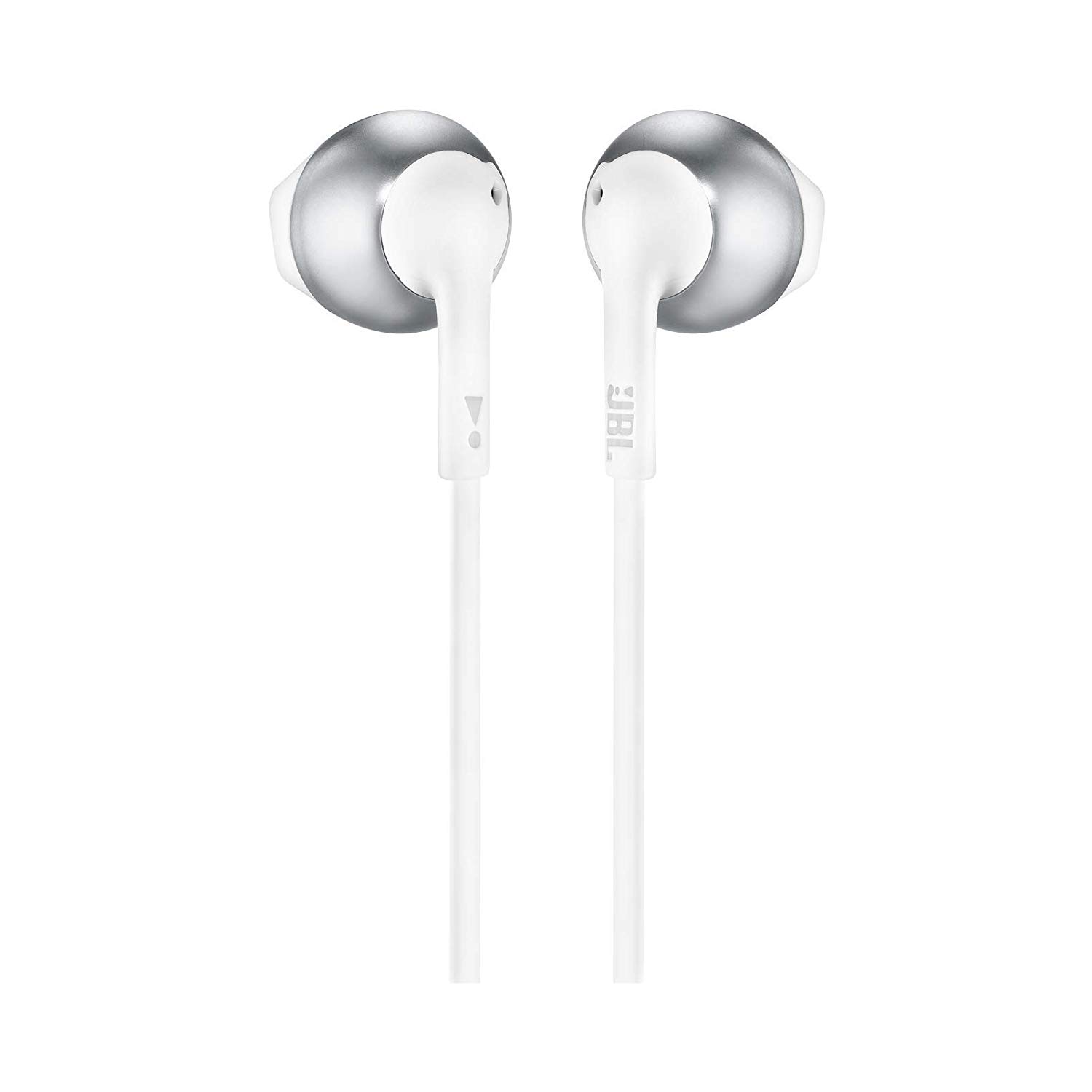JBL T205 Earbud Headphones - Chrome - Image 3