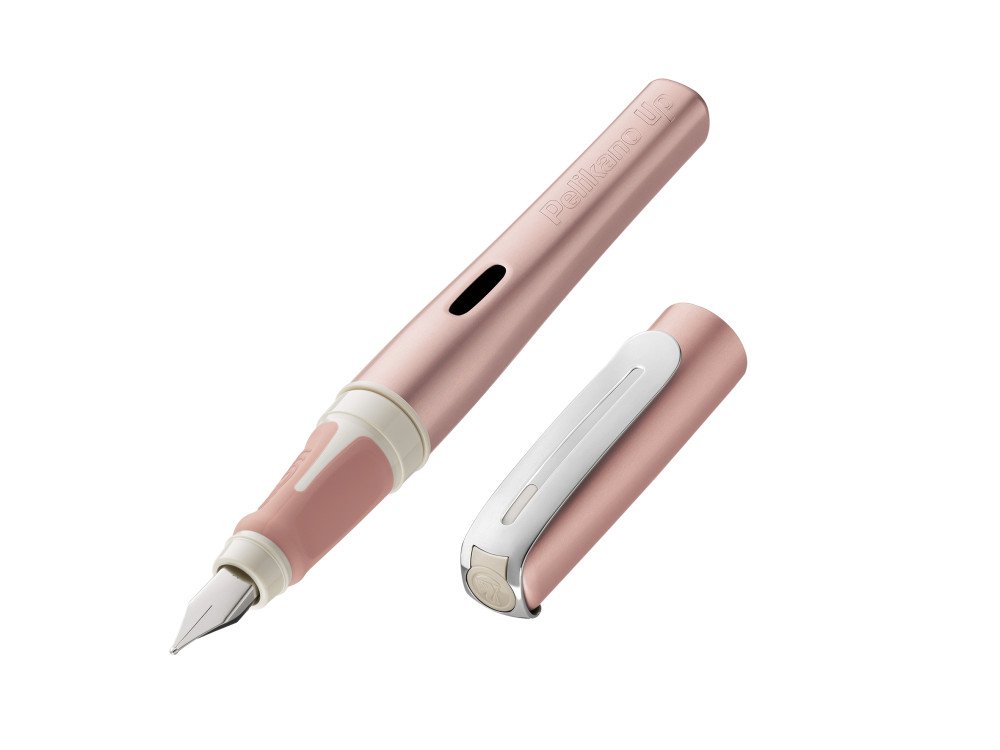 Pelikan 806183 Pelikano Up Golden Glam Fountain Pen for Right-Handed Users, Nib M