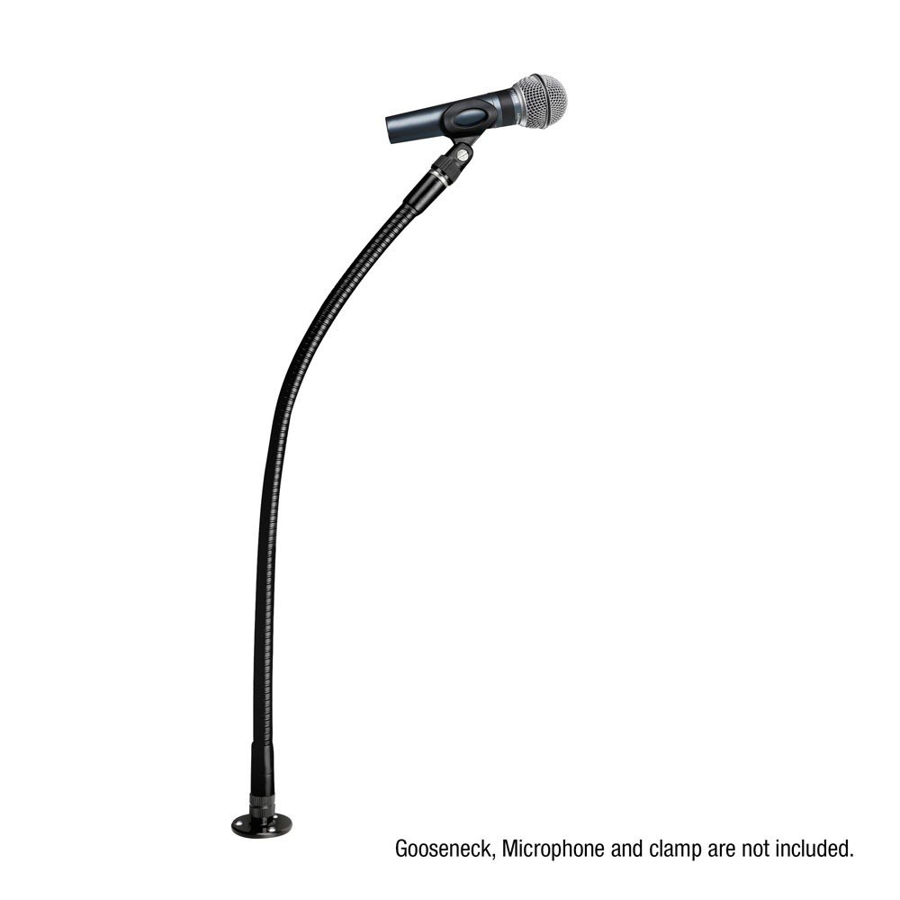 Adam Hall Stands D 921 BLK - Gooseneck Mounting Plate, black - Image 4