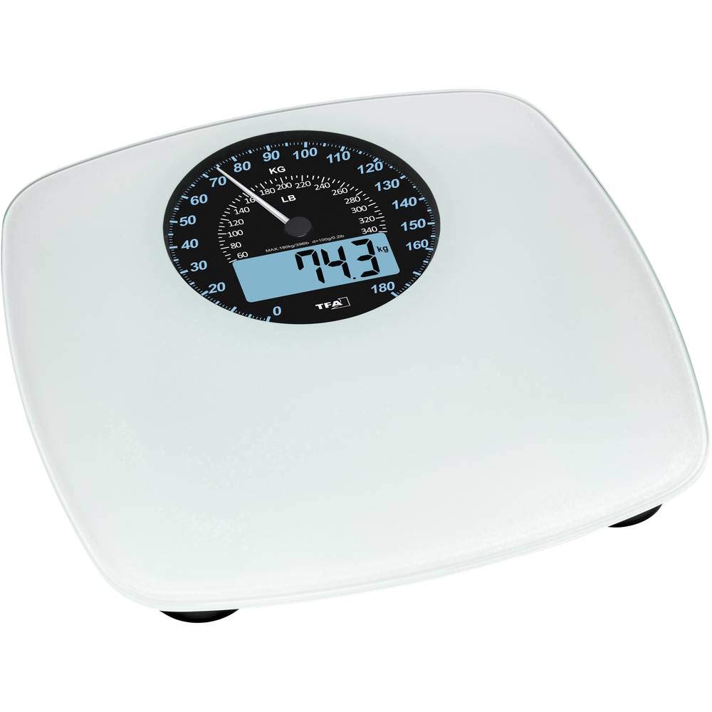 TFA Dostmann Swing 50.1003.02 Personal Scales, Weiß, 31.5 cm (W) x 31.5 cm (L) x 3.2 cm (H) - Image 3