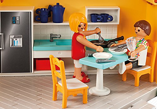 Playmobil 6020 Country House, Fun Imaginative Role-Play, PlaySets Suitable for Children Ages 4+, Rot, 230 mm - Image 4