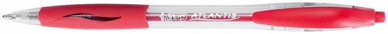 BIC Atlantis Clic Ball Pen 1.0mm Box of 12 - Red - Image 2