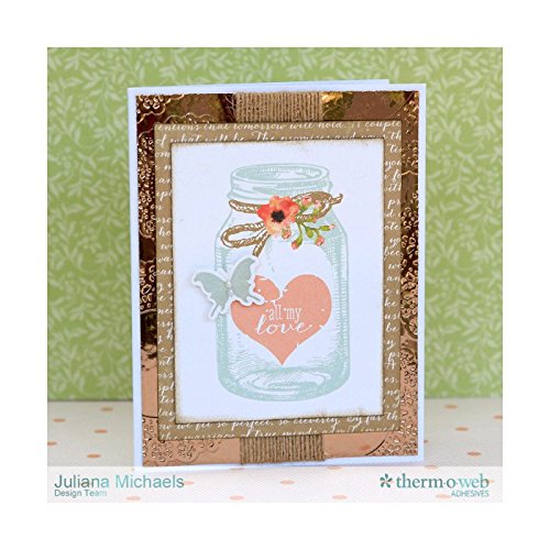Thermoweb Deco Foil Transfer Sheet 6 x 12-inch Rose Gold 20 s, 6 Inches x 12 Inches - Image 2