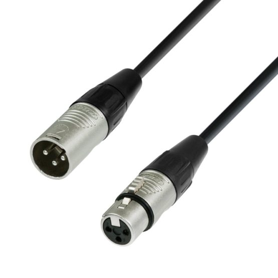 Adam Hall 4 Star Series 10m Rean XLR Female to XLR Male Microphone Cable