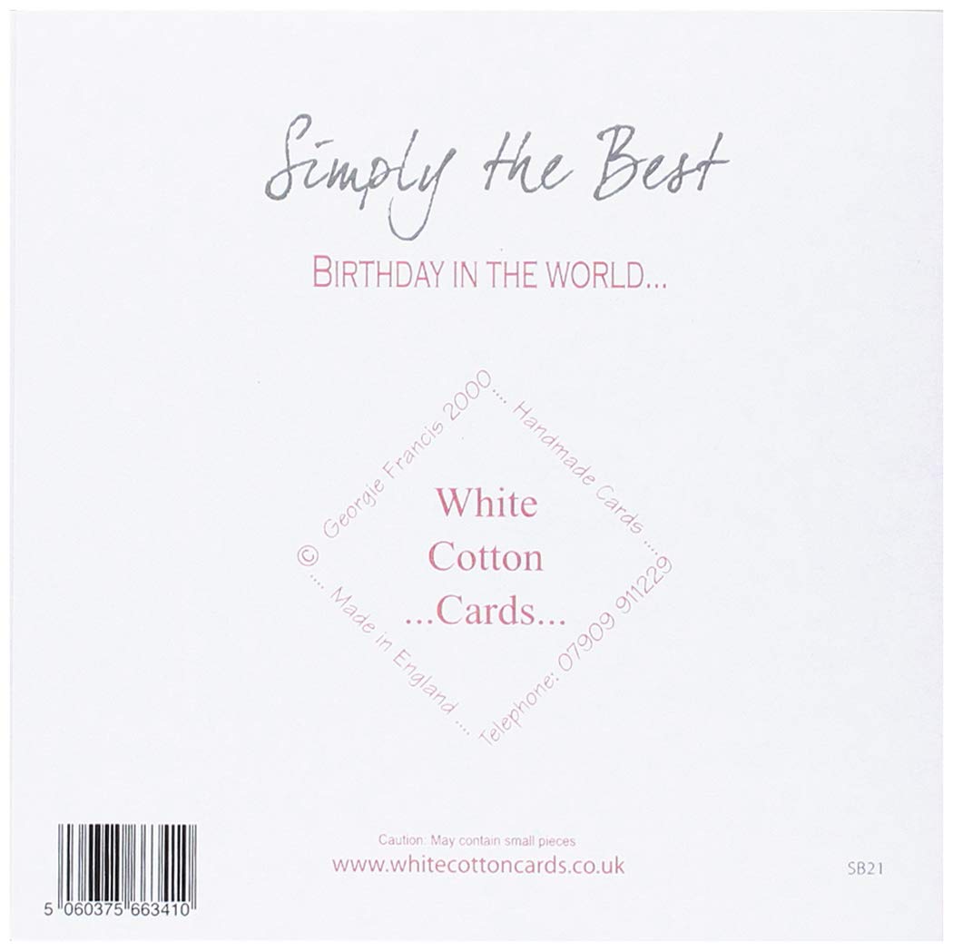 WHITE COTTON CARDS 'To My Son On Your Birthday', 16cm x 16cm - Image 2