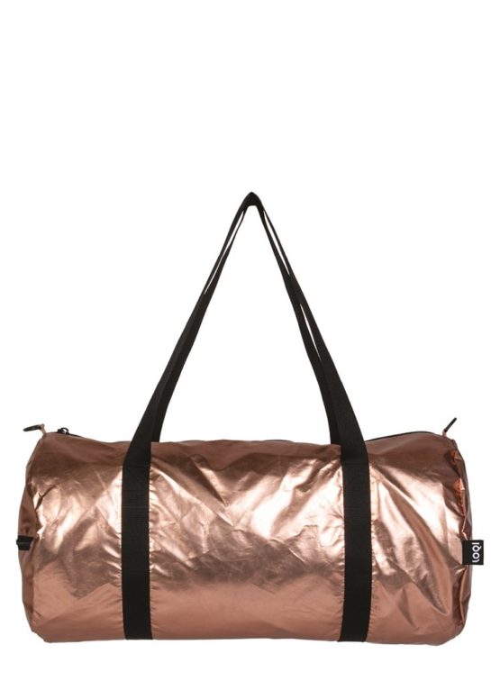 LOQI Metallic Matt Rose Gold Weekender