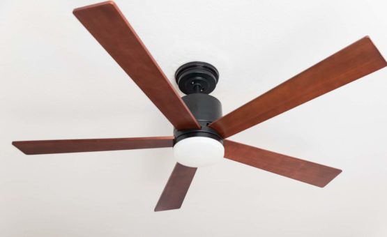 Energy-Saving Ceiling Fan Tibu 52" with Remote Control and LED Light, 132 cm