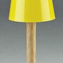Rulke Rulke010201 Wood Floor Lamp, Yellow, Multi Color