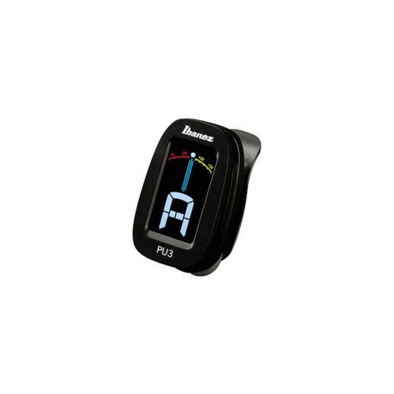 IBANEZ Chromatic/Automatic Clip Tuner - Black (PU3-BK)