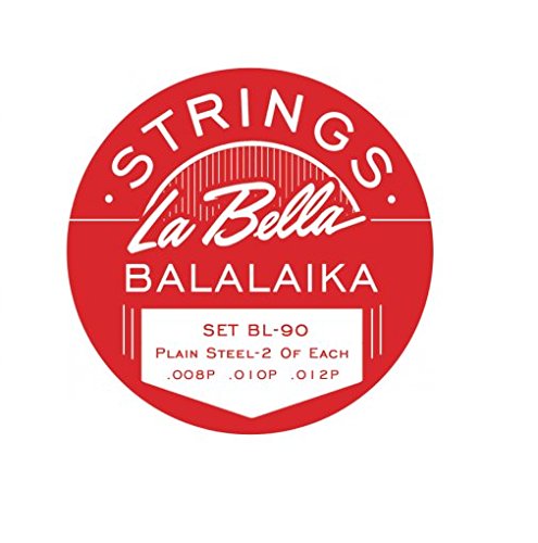 Labella LBL90 - set of strings for a Balalaika, Silver