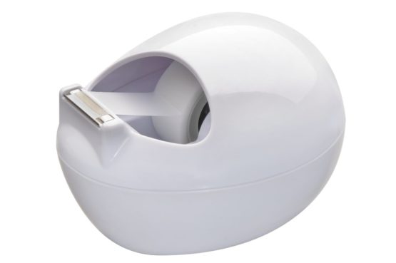 Scotch 669342 Dispenser by Karim Rashid and 19 mm x 7.5 m 1 Magic Tape, White