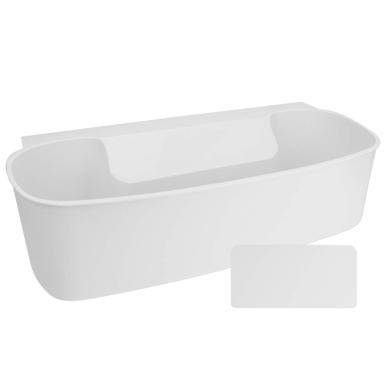 WENKO 7730100 Collecting tray for kitchen waste - Polypropylene, 32.5 x 9 x 17.5 cm, White, 17.5 x 32.5 x 9 cm - Image 2