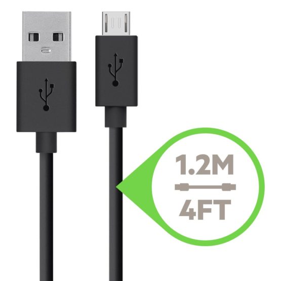Belkin 2.4 A Universal Car Charger with 1.2 m Micro-USB Cable - Black - Image 4