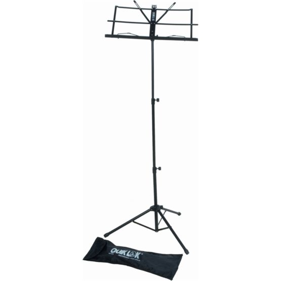 Quiklok Medium Weight Music Stand with Nylon Carrying Bag