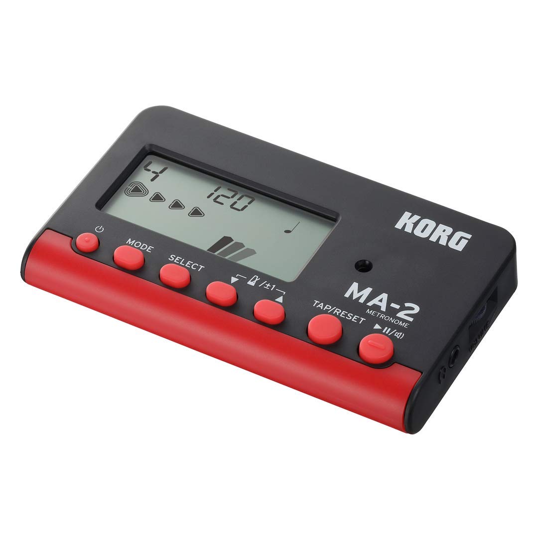 Korg - MA2-BKRD LCD Pocket Digital Metronome - Black & Red - Image 3