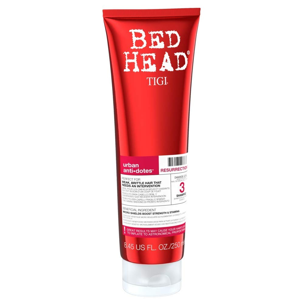 Bed Head by Tigi Urban Antidotes Resurrection Shampoo for Damaged Hair 250 ml, x, 250 ml (Pack of 1) - Image 4