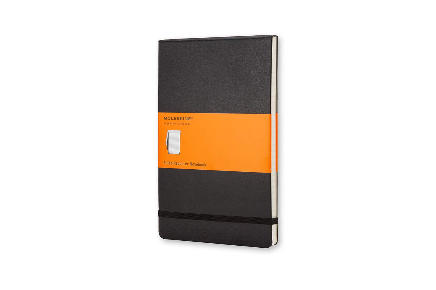 Moleskine Classic Ruled Paper Notebook - Hard Cover and Elastic ClosureJournal, Black, Pocket 9 x 14 A6, 192 Pages