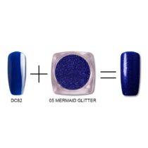 Bluesky MERMAID Effect Glitter Powder, Deep Blue 3 g