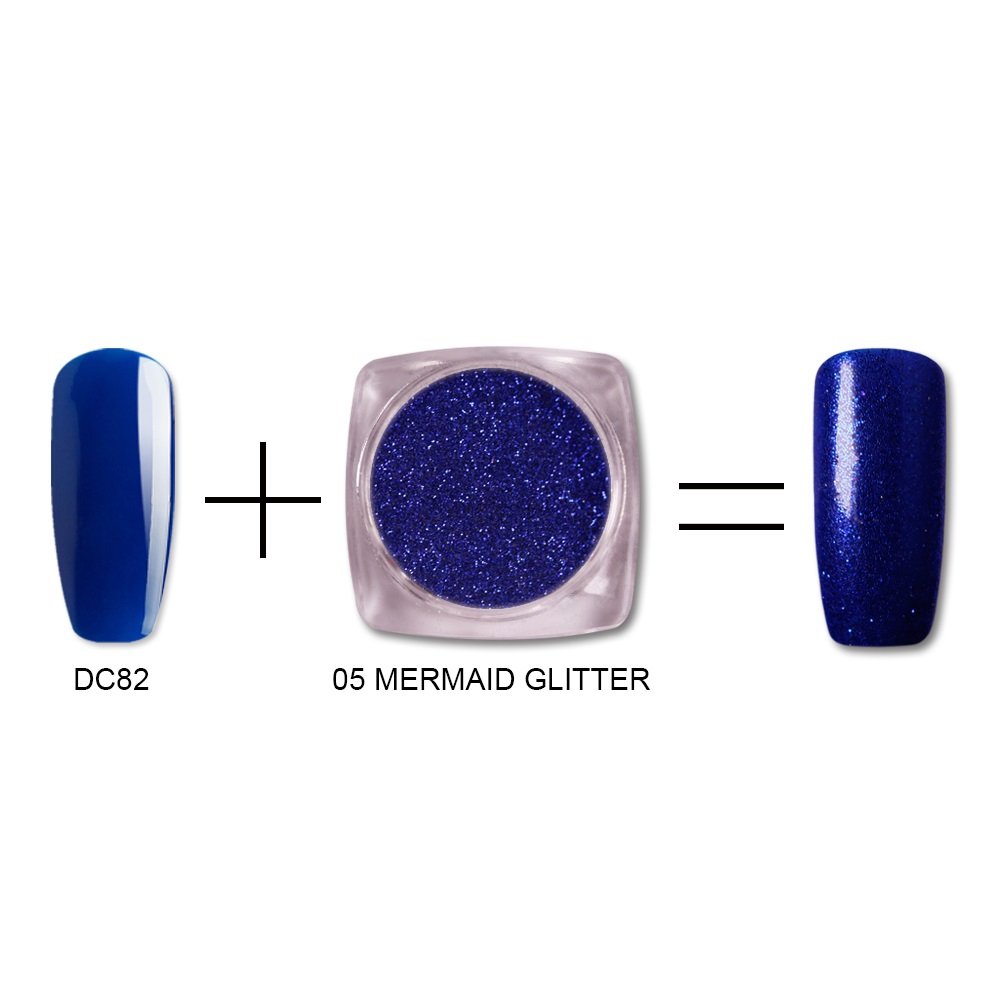 Bluesky MERMAID Effect Glitter Powder, Deep Blue 3 g