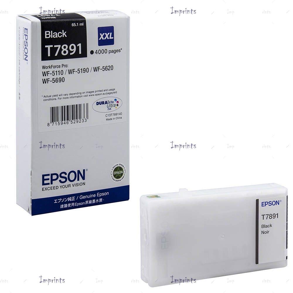 Epson T7891 Black Genuine, XXL High Yield Ink Cartridge DuraBrite Ultra, Super high - Image 3