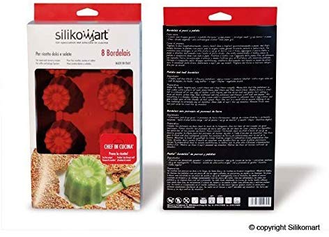 Silikomart Silicone Mould No.8 Bordelais, Terracotta, 55 mm, SF050, 30 x 17 x 5,5 cm - Image 3