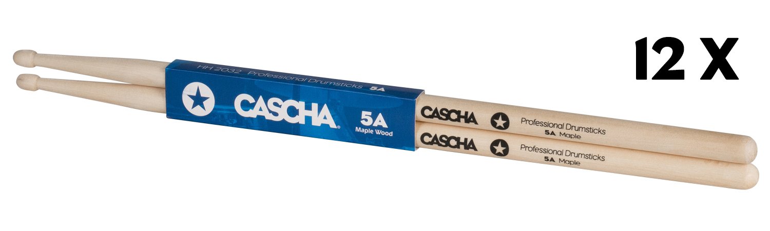 CASCHA professional drumsticks 5A robust maple sticks, drumsticks wood, professional drum accessories, drumsticks maple - Image 3